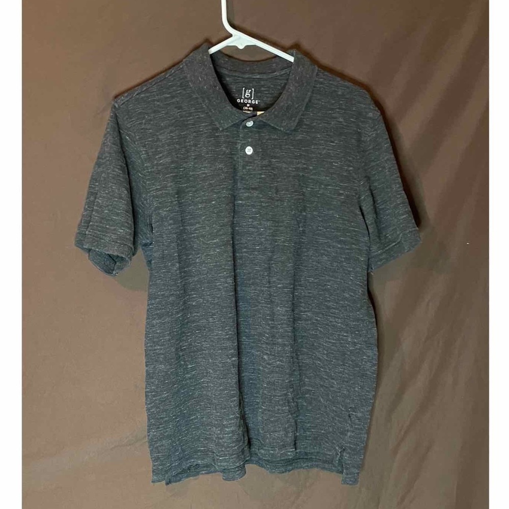 George grey polo collared shirt